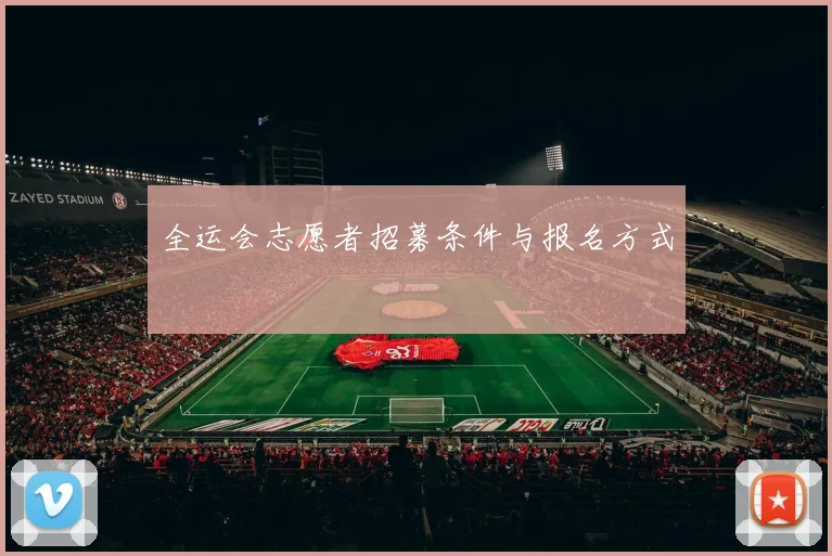 全运会志愿者招募条件与报名方式