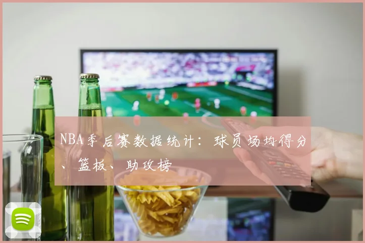 NBA季后赛数据统计:球员场均得分、篮板、助攻榜